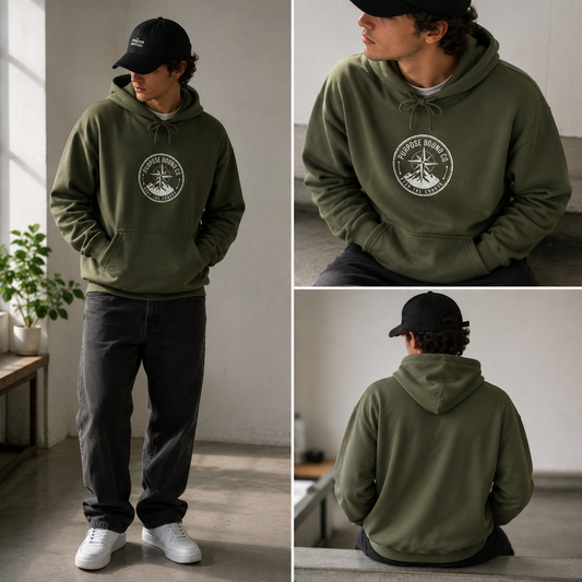 Stay the Course Hoodie — Graphic Pullover