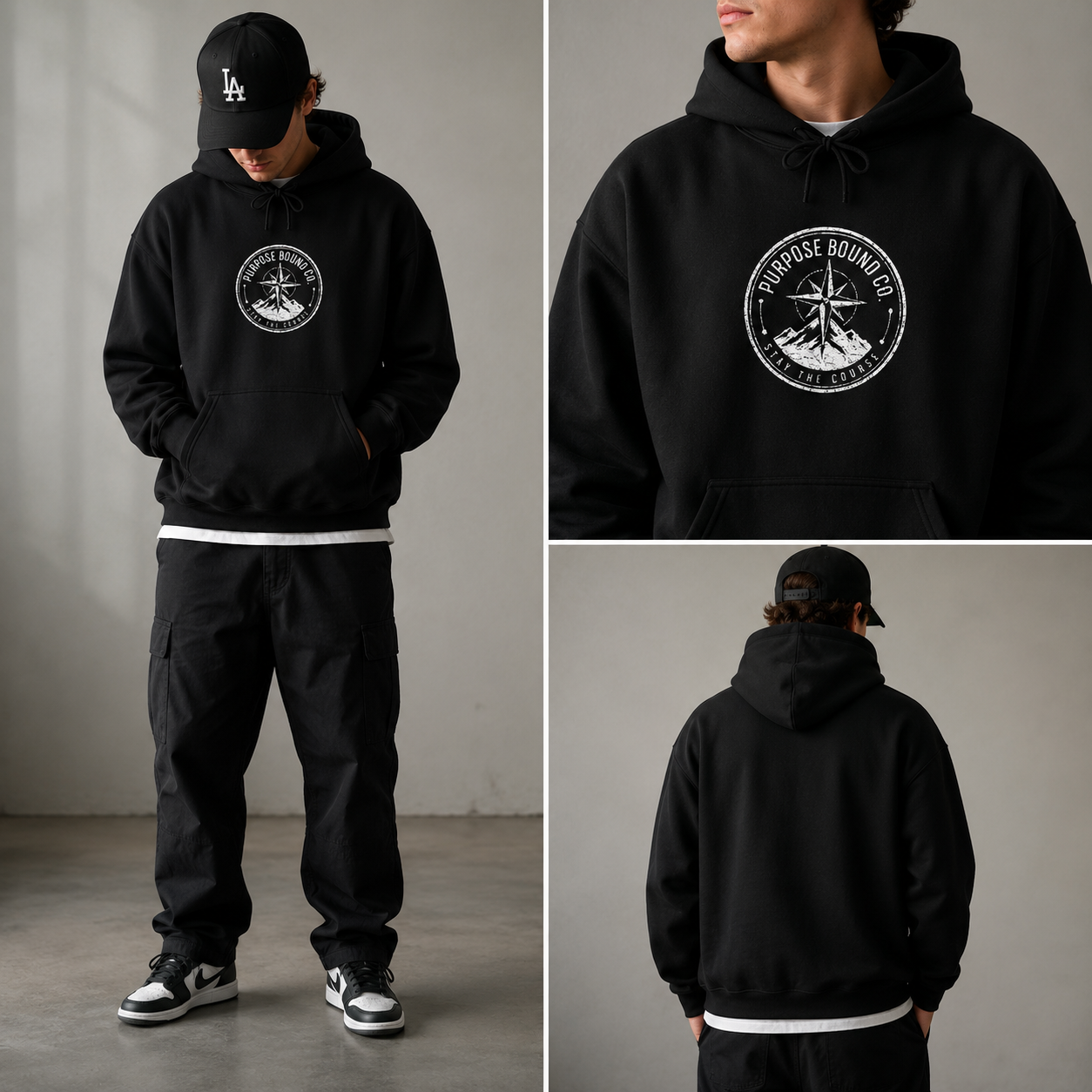 Stay the Course Hoodie — Graphic Pullover