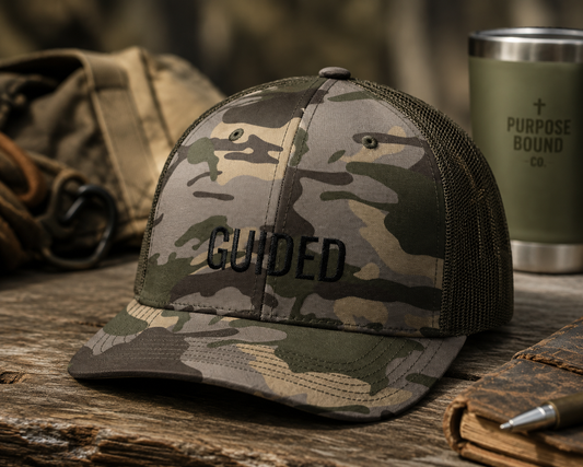 Guided™ | Camo Trucker Hat