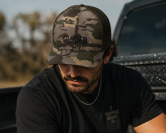 Guided™ | Camo Trucker Hat